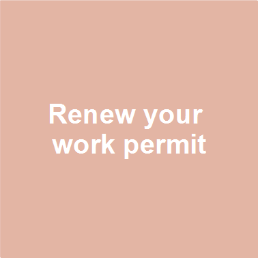 Renew your work permit
