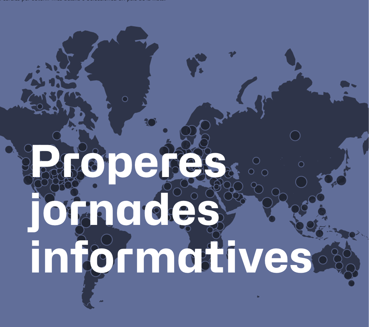 Jornades informatives