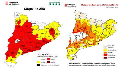 Mapa risc d'incendi