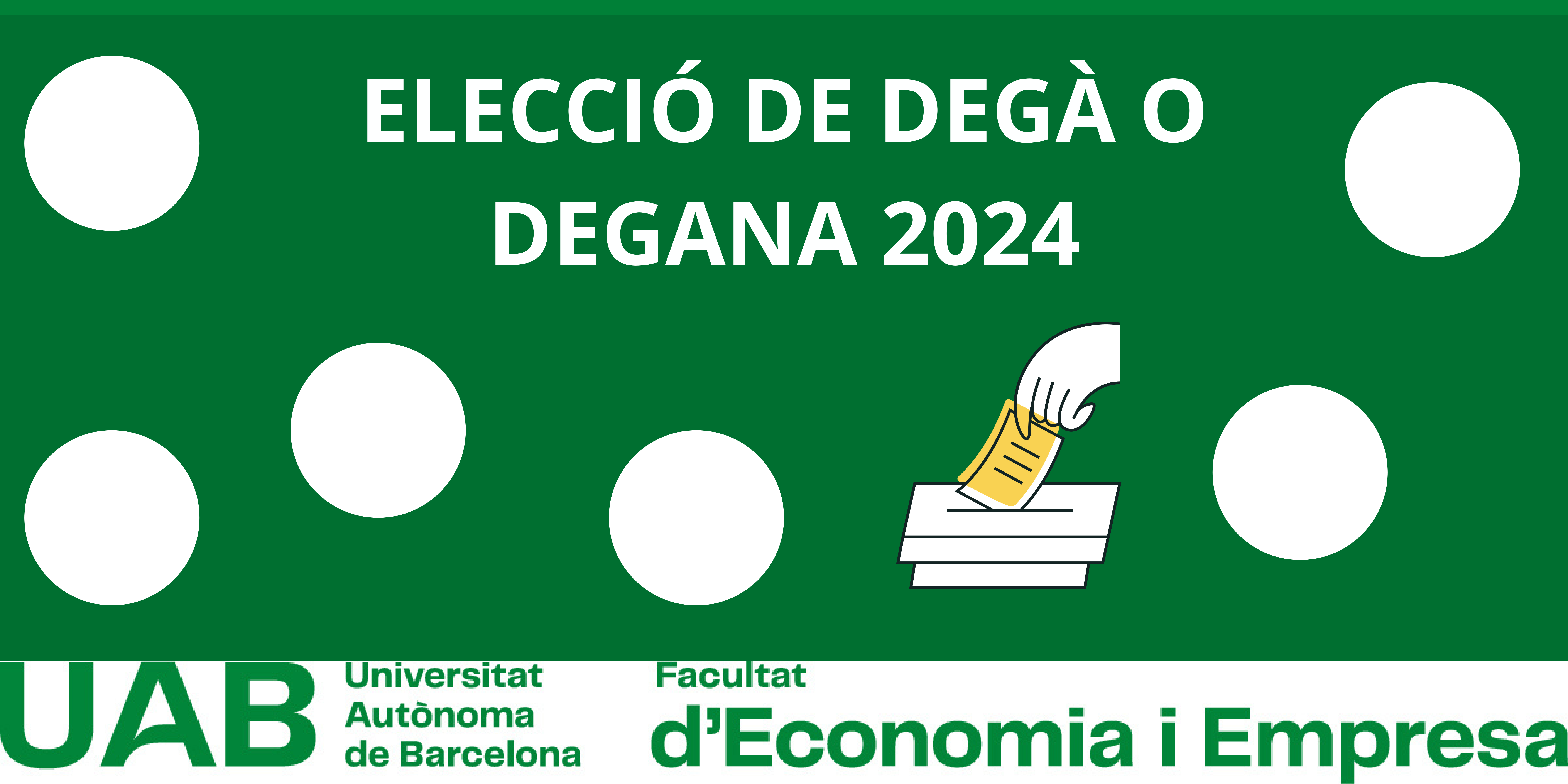 Elecció degà o degana 2024 FEiE