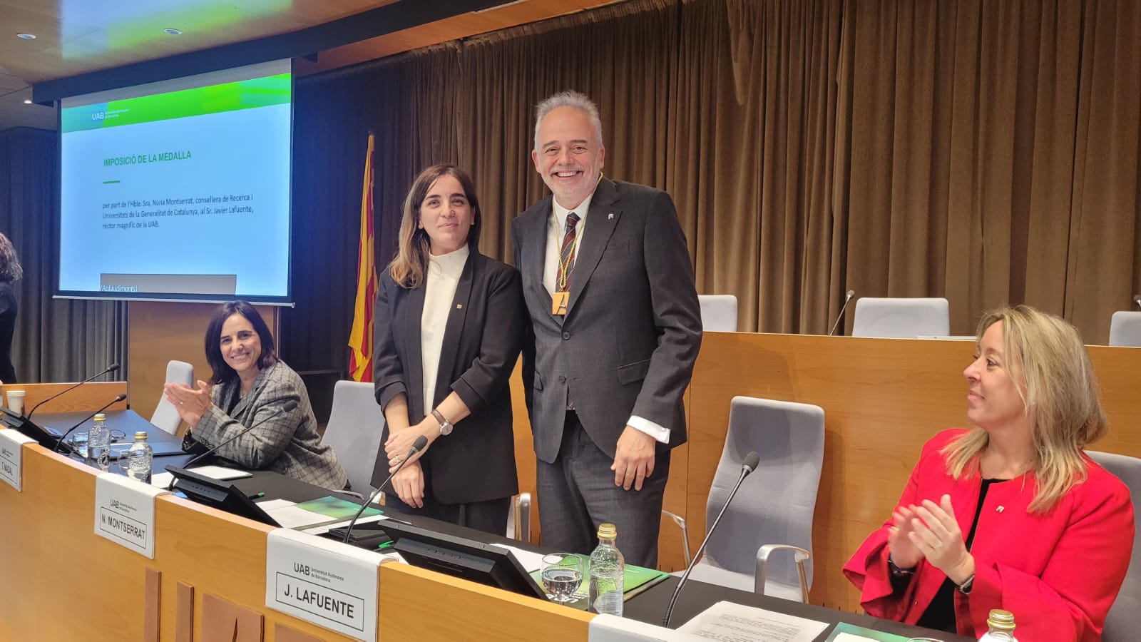 Javier Lafuente, rector de la UAB