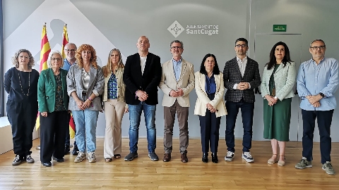 Presentació de l'informe d'actuacions de 2023 davant del Ple municipal de la síndica de Sant Cugat