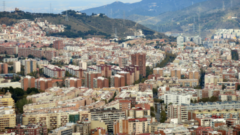 Imagen aérea de Barcelona