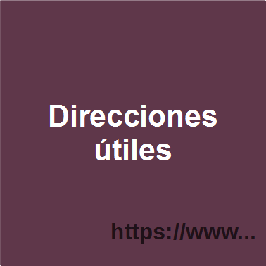 Direcciones útiles