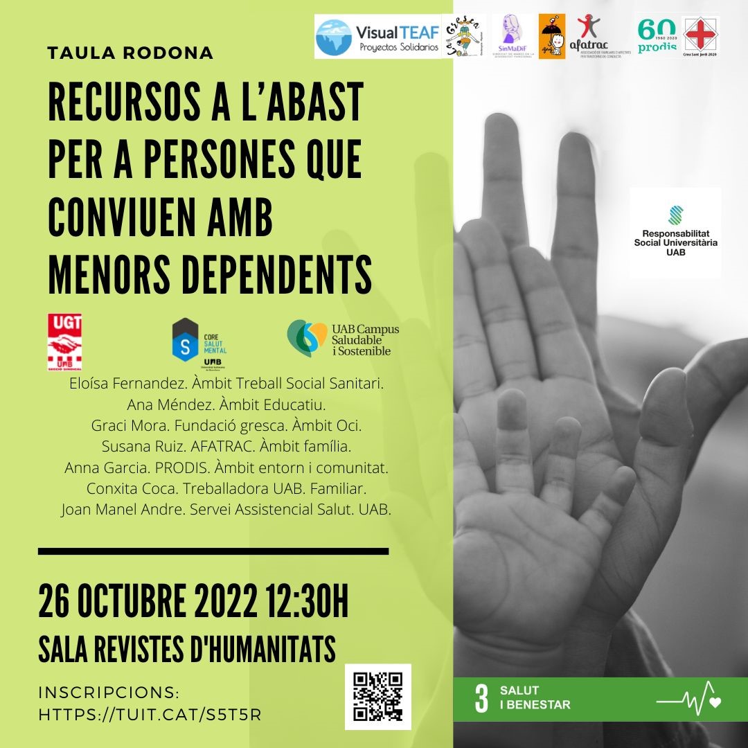 Recursos a l'abast per a persones que conviuen amb menors dependents